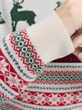 JJXMAS NOEL KNIT CREW NECK dark green