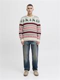 JJXMAS NOEL KNIT CREW NECK dark green