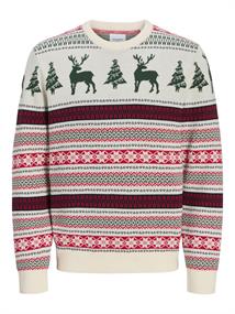 JJXMAS NOEL KNIT CREW NECK dark green