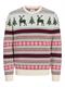 JJXMAS NOEL KNIT CREW NECK dark green
