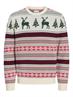 JJXMAS NOEL KNIT CREW NECK dark green