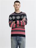 JJXMAS NOEL KNIT CREW NECK sky captain