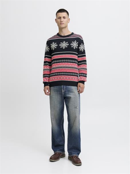 JJXMAS NOEL KNIT CREW NECK sky captain