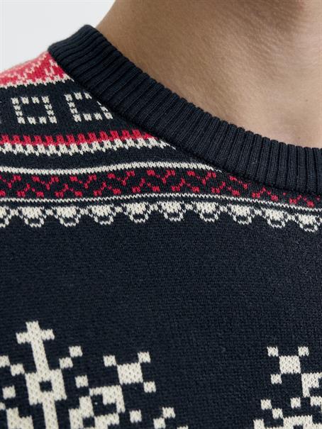 JJXMAS NOEL KNIT CREW NECK sky captain