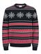 JJXMAS NOEL KNIT CREW NECK sky captain