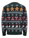 JJXMAS SANTA KNIT CREW NECK scarab