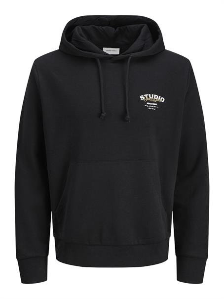 JJYUKI SWEAT HOOD BF black-small print