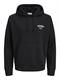 JJYUKI SWEAT HOOD BF black-small print
