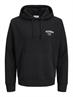JJYUKI SWEAT HOOD BF black-small print