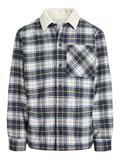 JJZAC TEDDY OVERSHIRT LS cloud dancer