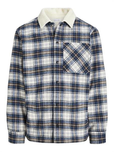 JJZAC TEDDY OVERSHIRT LS cloud dancer