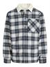 JJZAC TEDDY OVERSHIRT LS cloud dancer