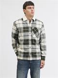 JJZAC TEDDY OVERSHIRT LS dusty olive