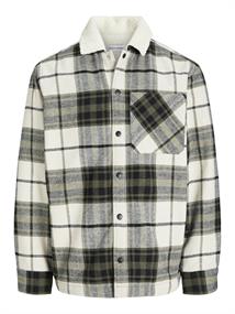 JJZAC TEDDY OVERSHIRT LS dusty olive