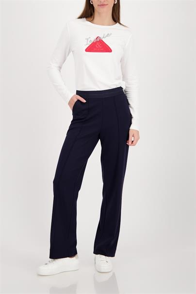 Jogger mit Glitzerstreifen marine