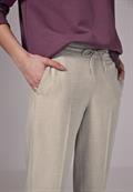 Joggpants im Melange-Look sheer beige mel.