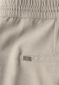 Joggpants im Melange-Look sheer beige mel.