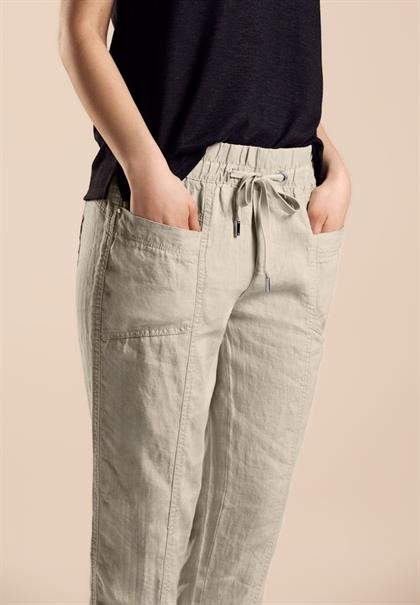 Joggpants Leinenhose touch of sand
