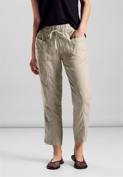 Joggpants Leinenhose touch of sand