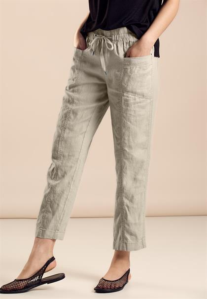 Joggpants Leinenhose touch of sand