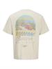 JORALMERIA WORLD TEE SS CREW NECK antique white