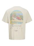 JORALMERIA WORLD TEE SS CREW NECK antique white