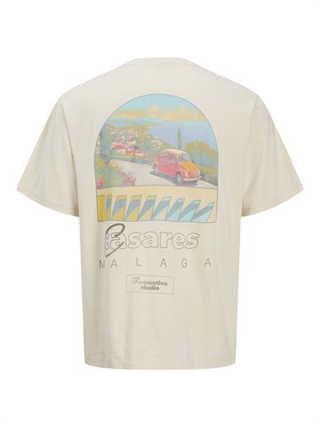JORALMERIA WORLD TEE SS CREW NECK antique white