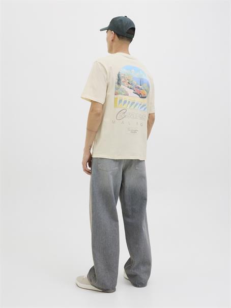 JORALMERIA WORLD TEE SS CREW NECK antique white