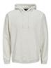 JORBRINK SWEAT HOOD white melange-cropped box-brus