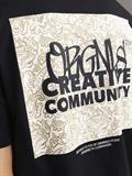 JORBUSHWICK BACKSCRIPT TEE SS CN LN black