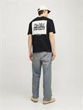 JORBUSHWICK BACKSCRIPT TEE SS CN LN black