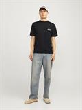 JORBUSHWICK BACKSCRIPT TEE SS CN LN black