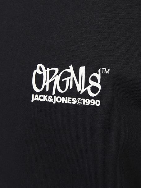 JORBUSHWICK BACKSCRIPT TEE SS CN LN black