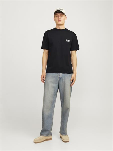 JORBUSHWICK BACKSCRIPT TEE SS CN LN black
