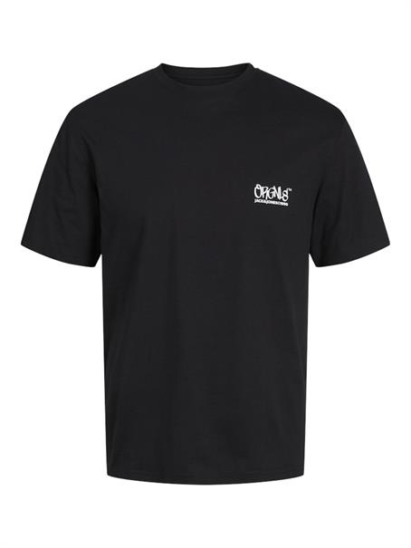 JORBUSHWICK BACKSCRIPT TEE SS CN LN black