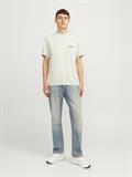 JORBUSHWICK BACKSCRIPT TEE SS CN LN mineral gray