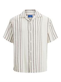 JORCABANA STRIPE SHIRT SS LN chestnut