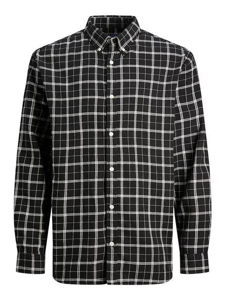 JORCOZY FLANNEL CHECK SHIRT LS CH black