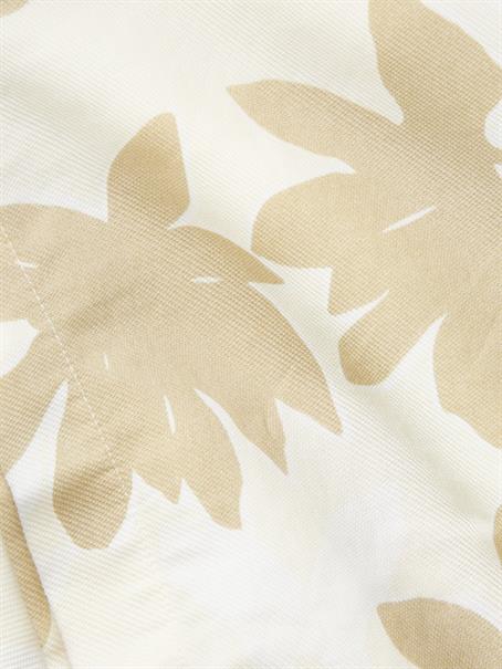 JOREASTER MARSHALL AOP SHIRT SS buttercream