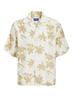 JOREASTER MARSHALL AOP SHIRT SS buttercream