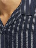 JOREASTER PALMA SEERSUCKER SHIRT SS LN dunkelblau2