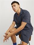 JOREASTER PALMA SEERSUCKER SHIRT SS LN dunkelblau2