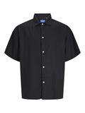 JORFARO LINEN BLENDOVERSIZED SHIRT SS SN black