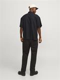 JORFARO LINEN BLENDOVERSIZED SHIRT SS SN black
