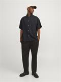 JORFARO LINEN BLENDOVERSIZED SHIRT SS SN black