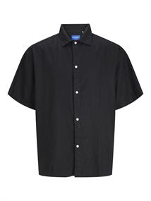 JORFARO LINEN BLENDOVERSIZED SHIRT SS SN black
