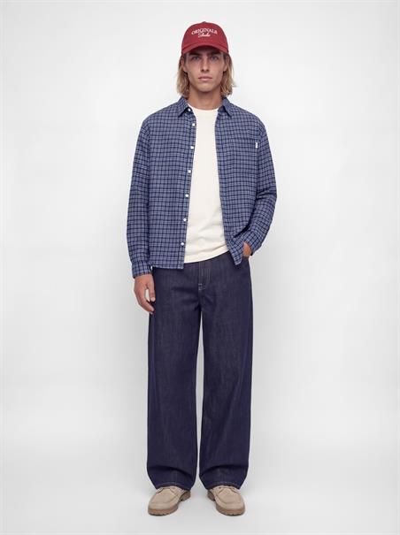 JORFREDERIKSBERG FLANNEL SHIRT L/S crown blue