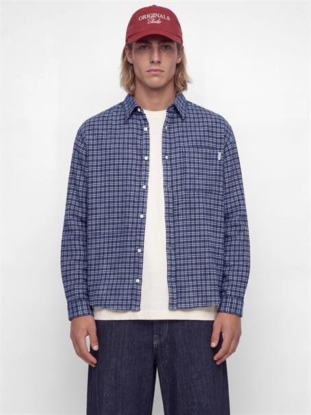 JORFREDERIKSBERG FLANNEL SHIRT L/S crown blue