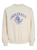 JORFREDERIKSBERG FRONT SWEAT CREW NECK whisper white