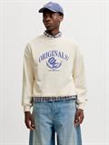 JORFREDERIKSBERG FRONT SWEAT CREW NECK whisper white